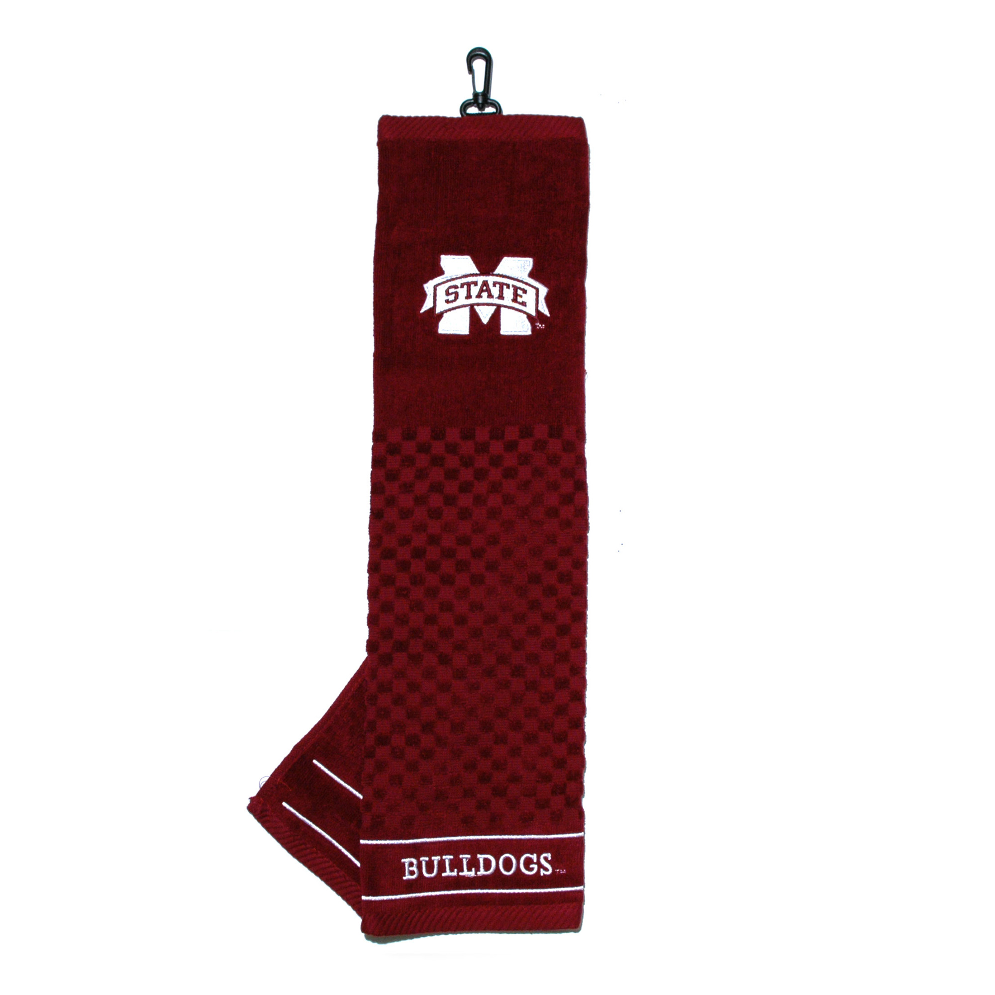 Mississippi State Bulldogs 16" X 22" Tri-Fold Embroidered Scrubber Golf Towel