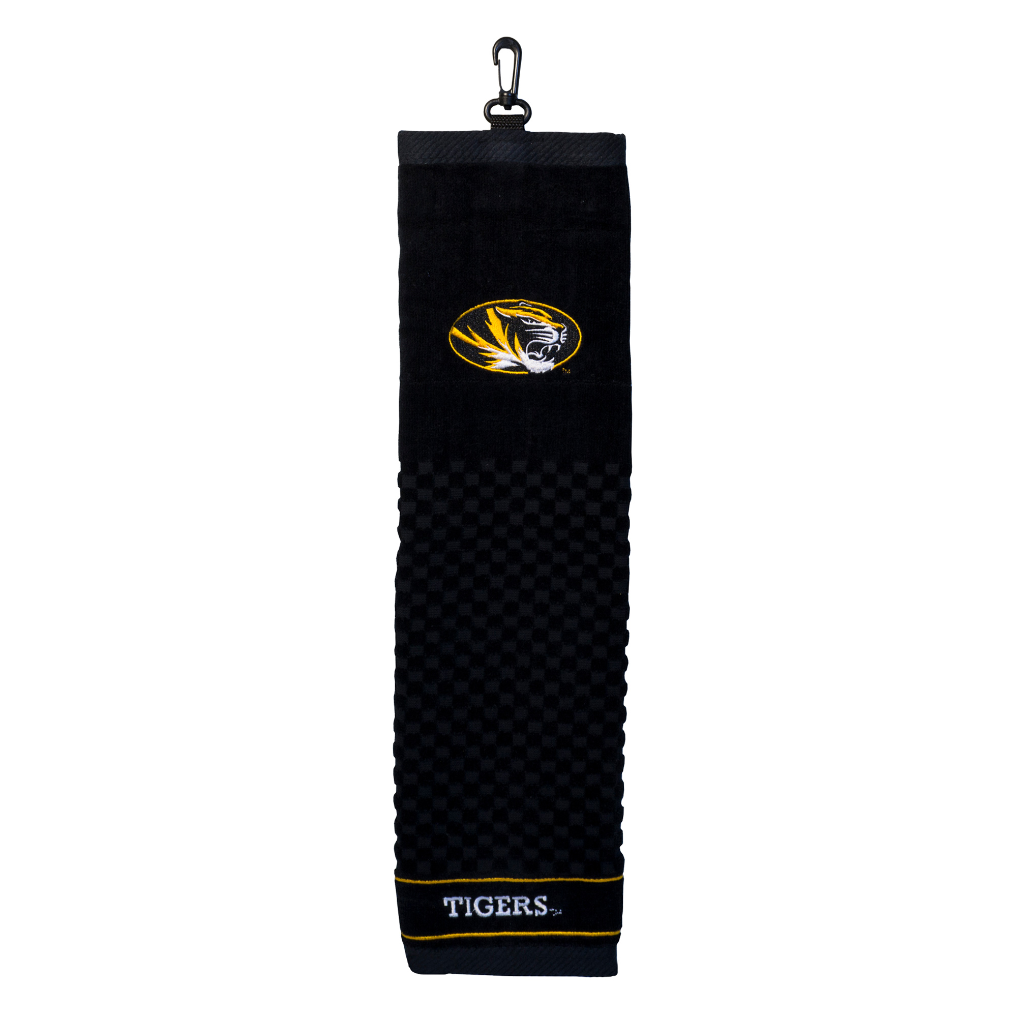 Missouri Tigers 16" X 22" Tri-Fold Embroidered Scrubber Golf Towel