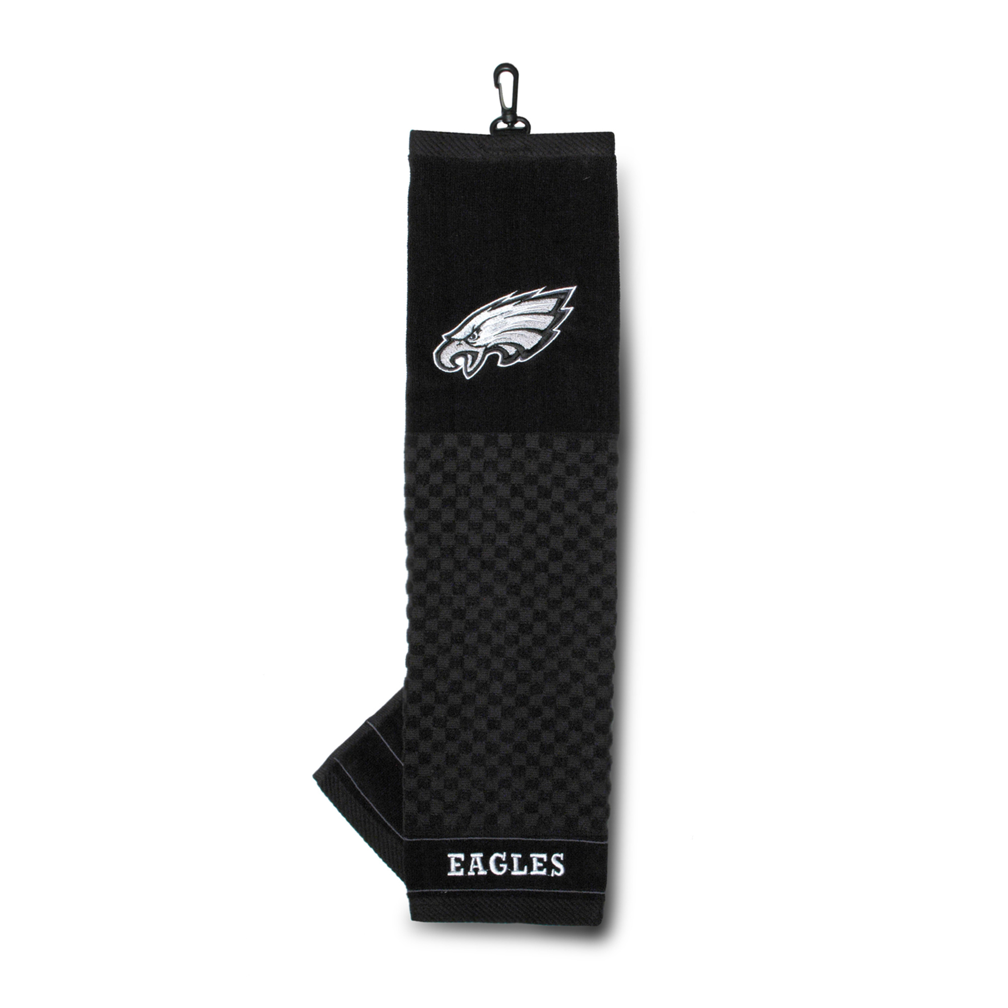 Philadelphia Eagles 16" X 22" Tri-Fold Embroidered Scrubber Golf Towel