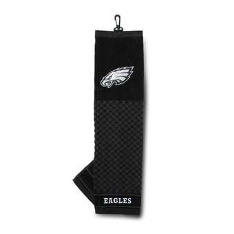 Philadelphia Eagles 16" X 22" Tri-Fold Embroidered Scrubber Golf Towel