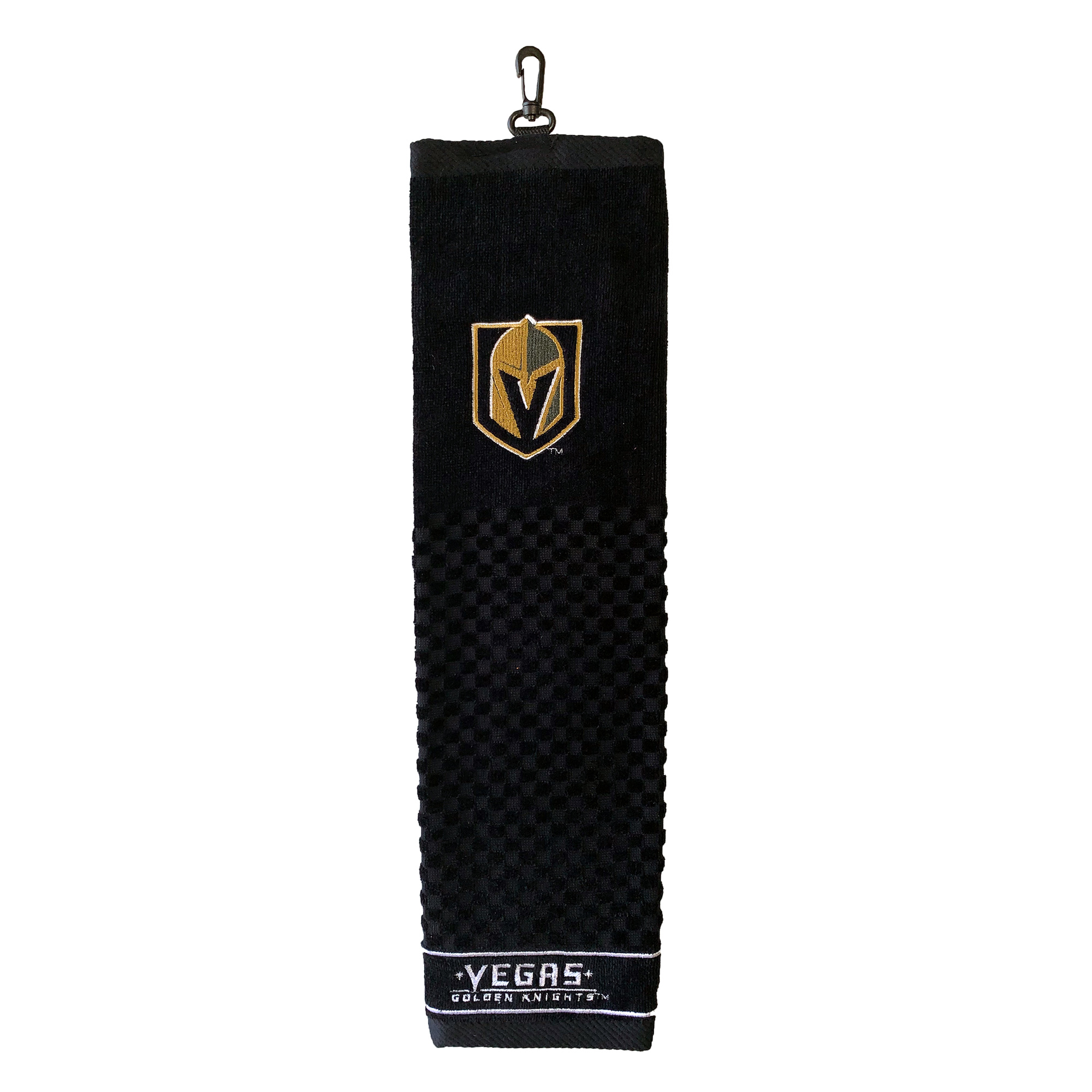 Vegas Golden Knights 16" X 22" Tri-Fold Embroidered Scrubber Golf Towel