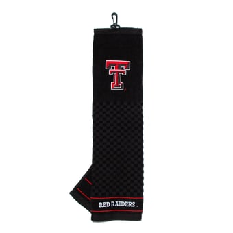 Texas Tech Red Raiders 16" X 22" Tri-Fold Embroidered Scrubber Golf Towel
