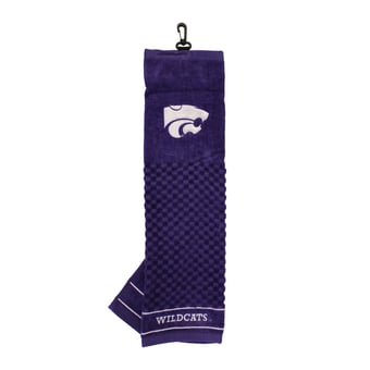Kansas State Wildcats 16" X 22" Tri-Fold Embroidered Scrubber Golf Towel