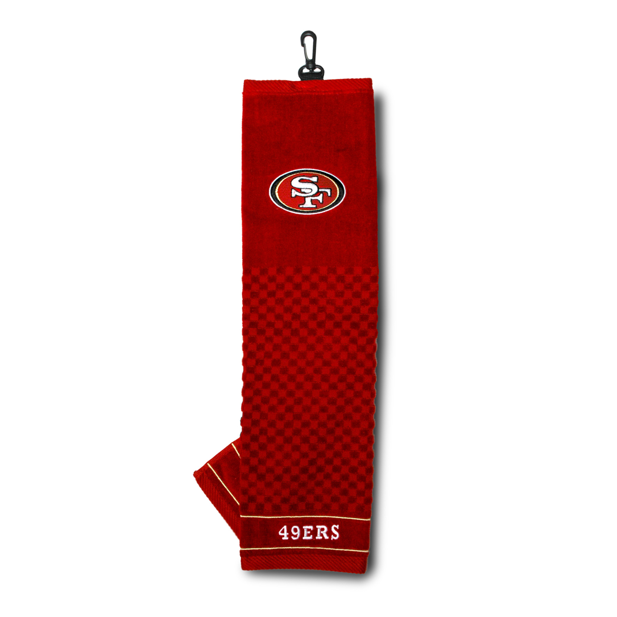San Francisco 49ers 16" X 22" Tri-Fold Embroidered Scrubber Golf Towel