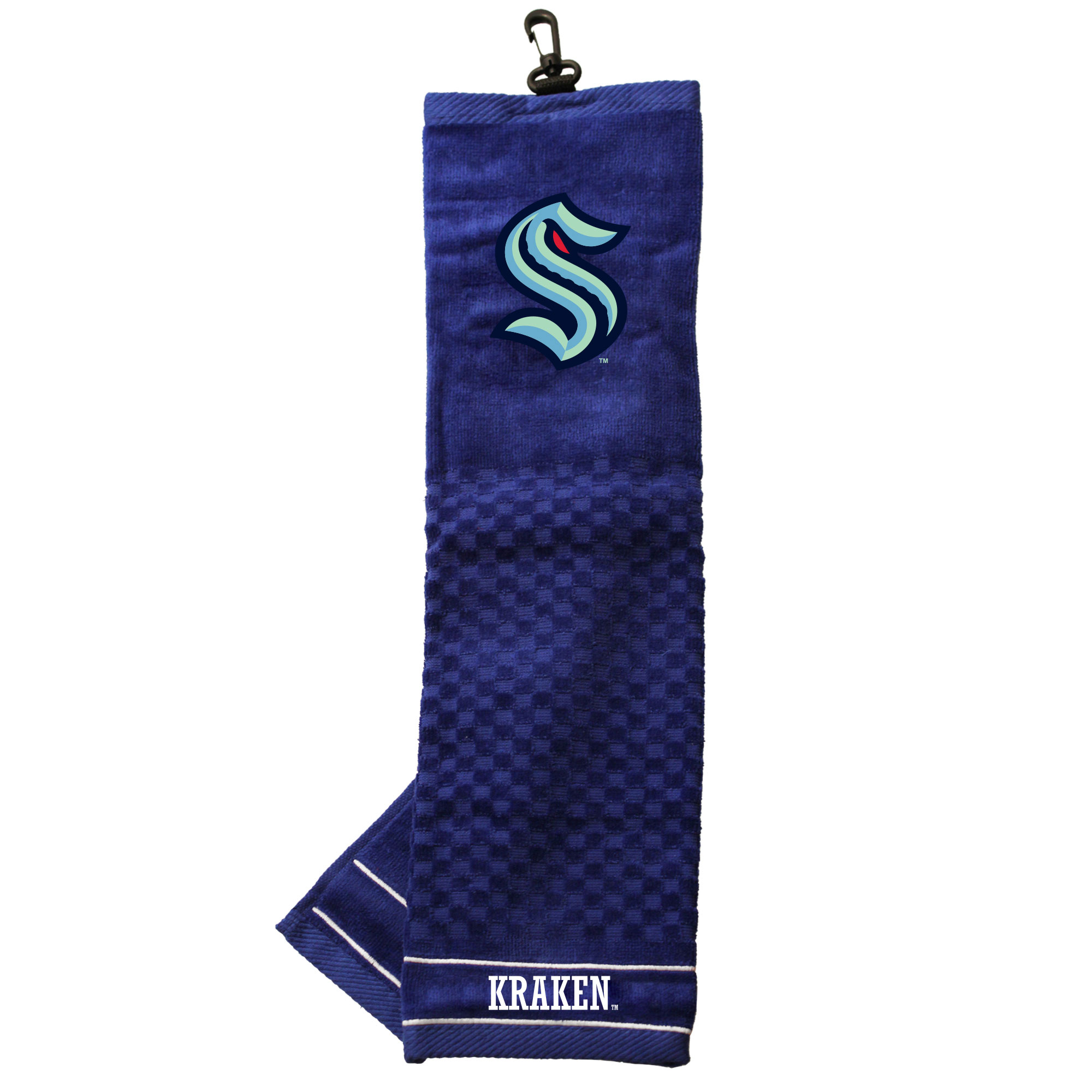 Seattle Kraken 16" X 22" Tri-Fold Embroidered Scrubber Golf Towel