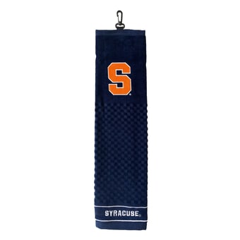 Syracuse Orange 16" X 22" Tri-Fold Embroidered Scrubber Golf Towel