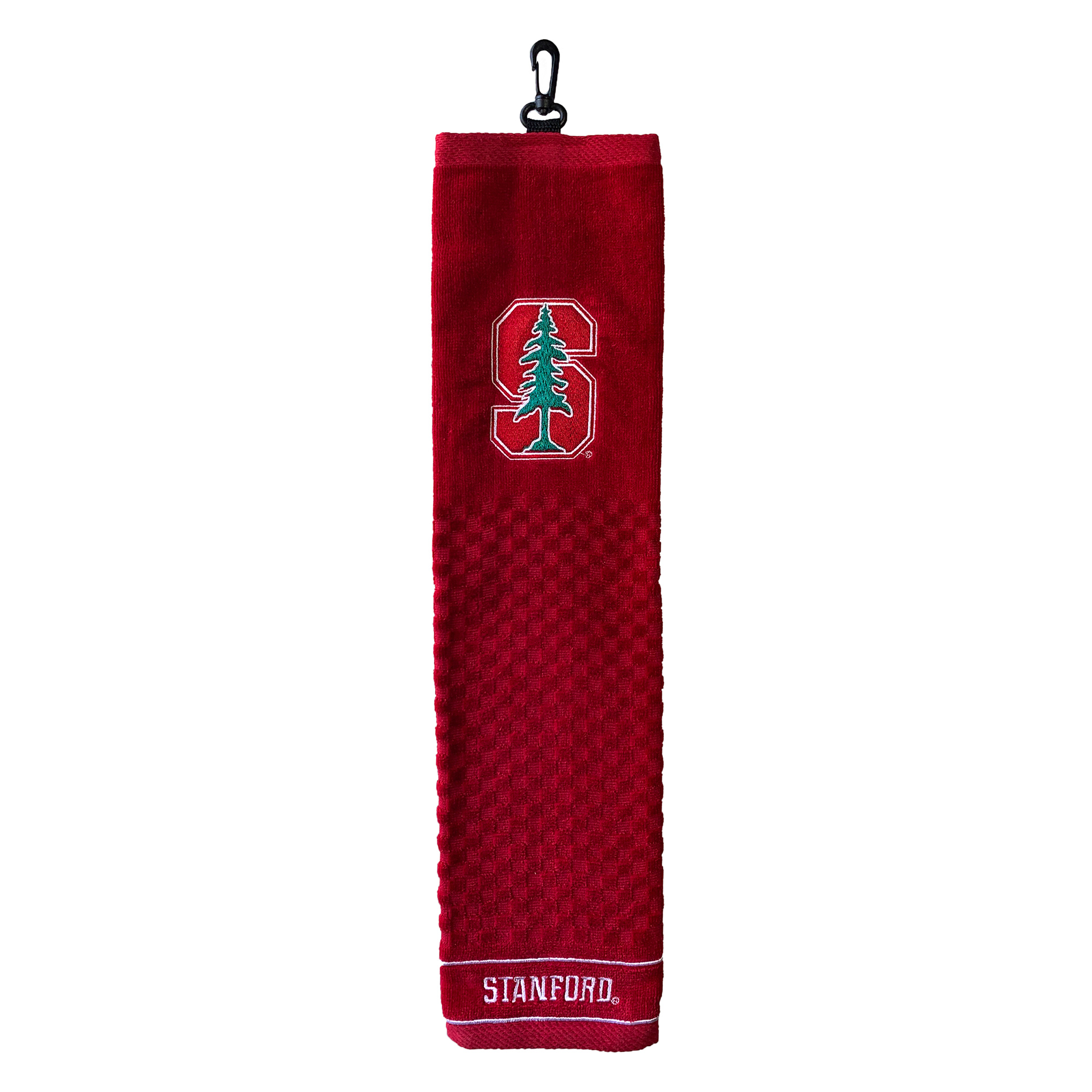 Stanford Cardinal 16" X 22" Tri-Fold Embroidered Scrubber Golf Towel