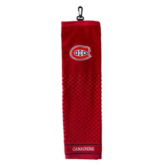"Montreal Canadiens 16"" X 22"" Tri-Fold Embroidered Scrubber Golf Towel"