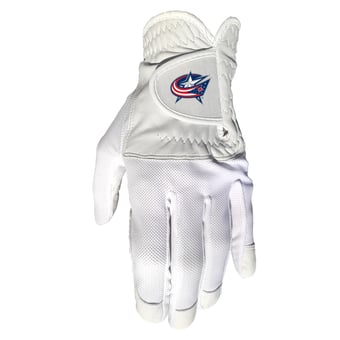 Columbus Blue Jackets Cool Mesh Cabretta Leather Golf Glove