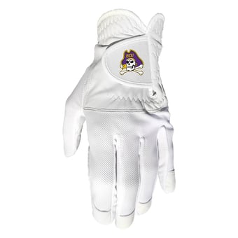 ECU Pirates Cool Mesh Cabretta Leather Golf Glove