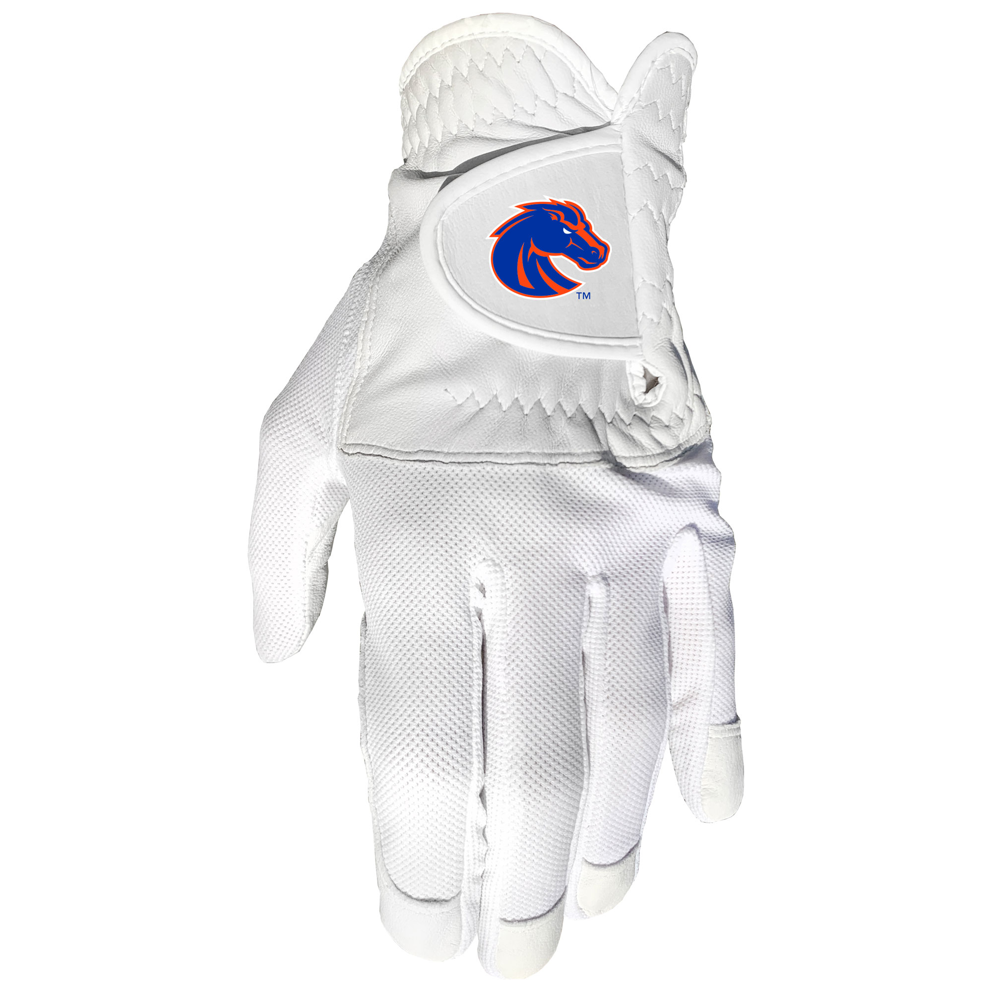 Boise State Broncos Cool Mesh Cabretta Leather Golf Glove Boise State Broncos Cool Mesh Cabretta Leather Golf Glove