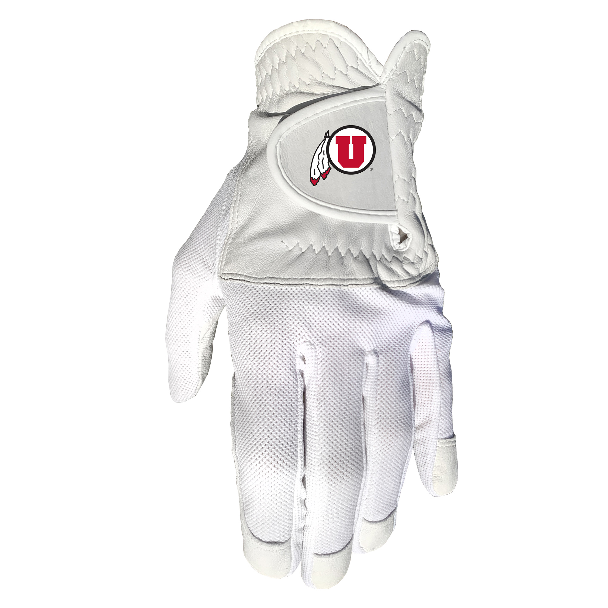 Utah Utes Cool Mesh Cabretta Leather Golf Glove