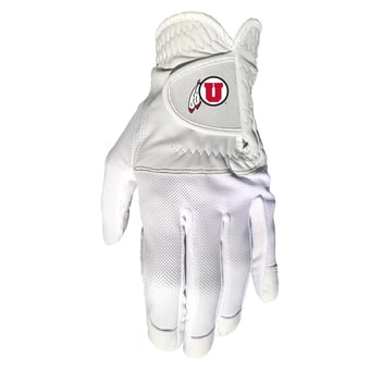 Utah Utes Cool Mesh Cabretta Leather Golf Glove