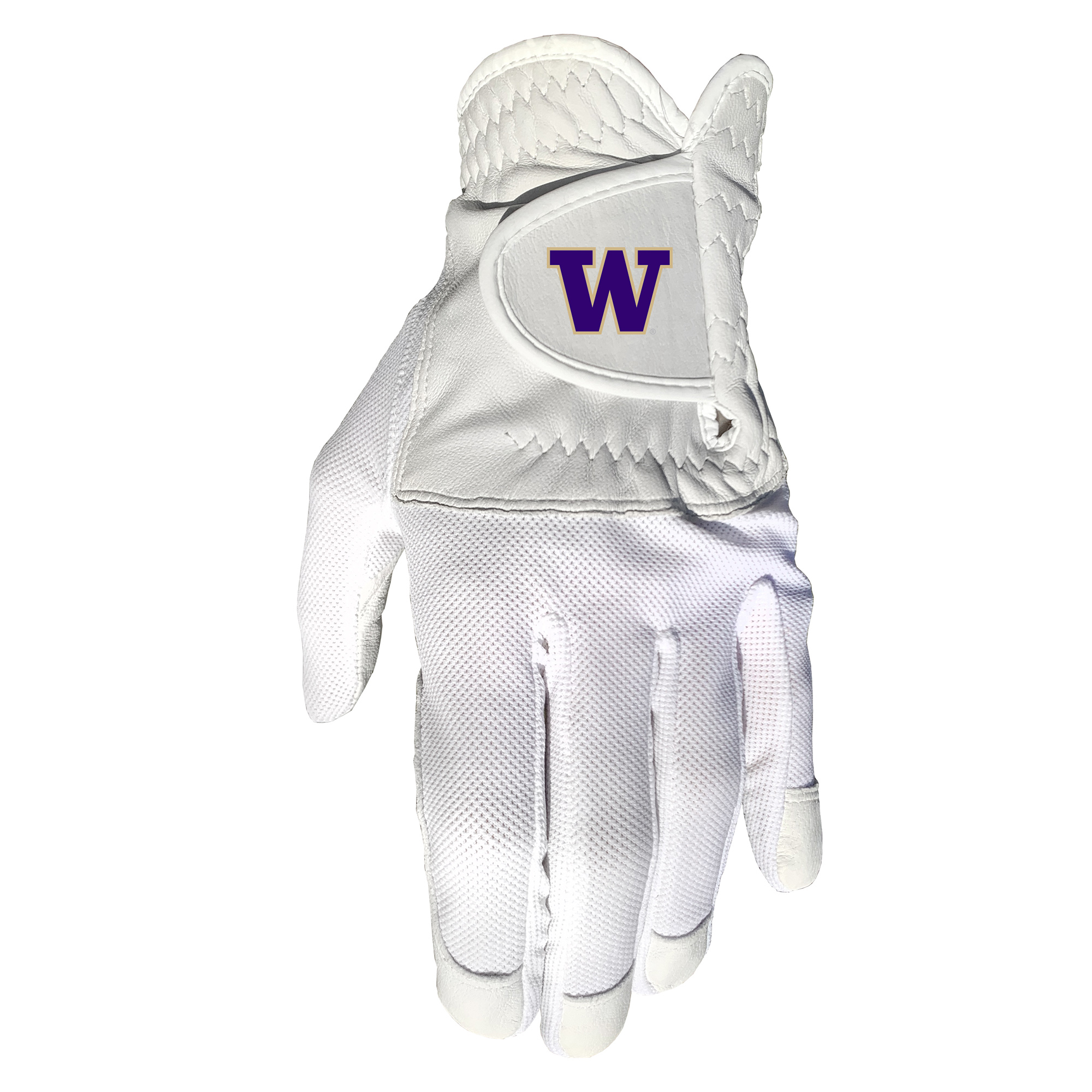 Washington Huskies Cool Mesh Cabretta Leather Golf Glove