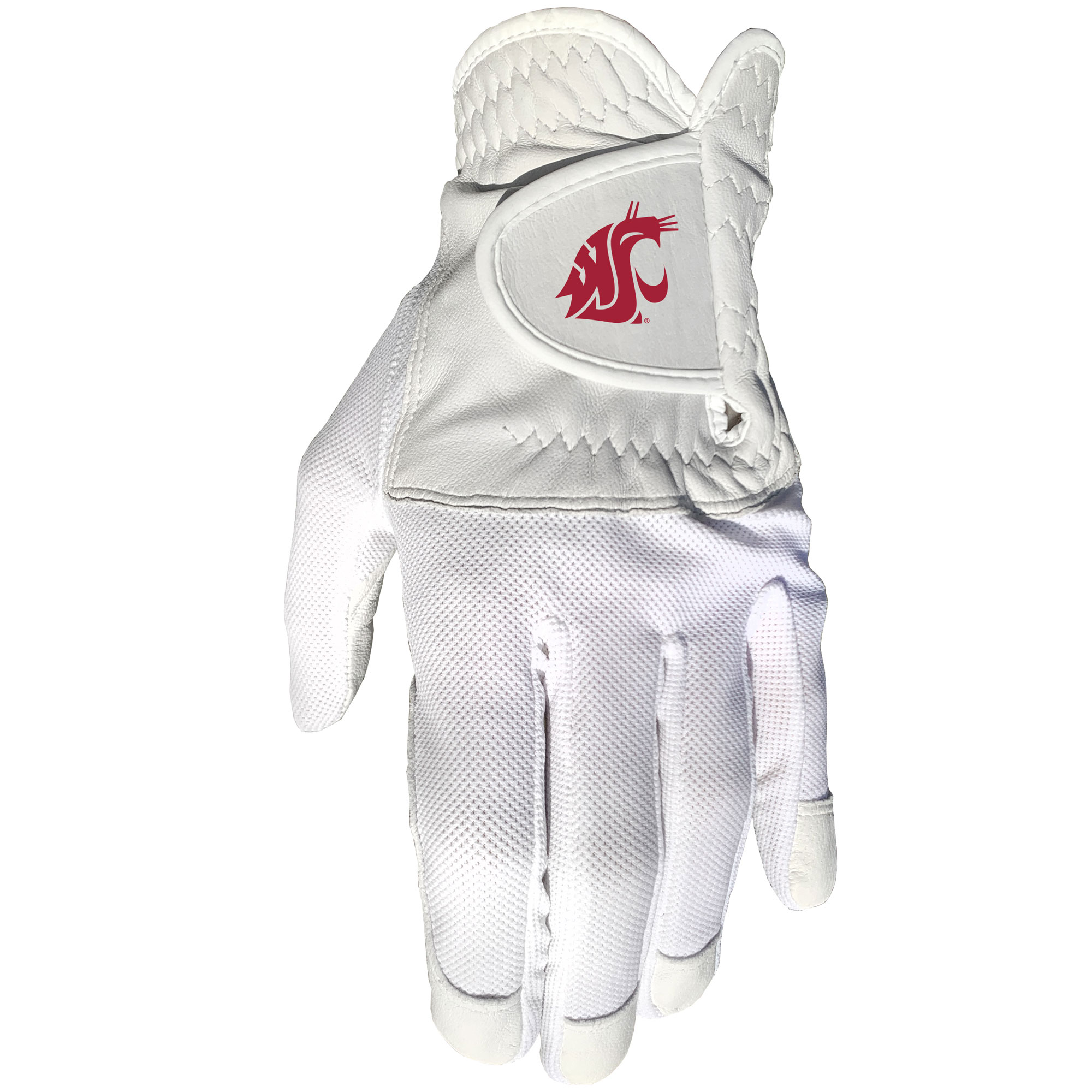 Washington State Cougars Cool Mesh Cabretta Leather Golf Glove