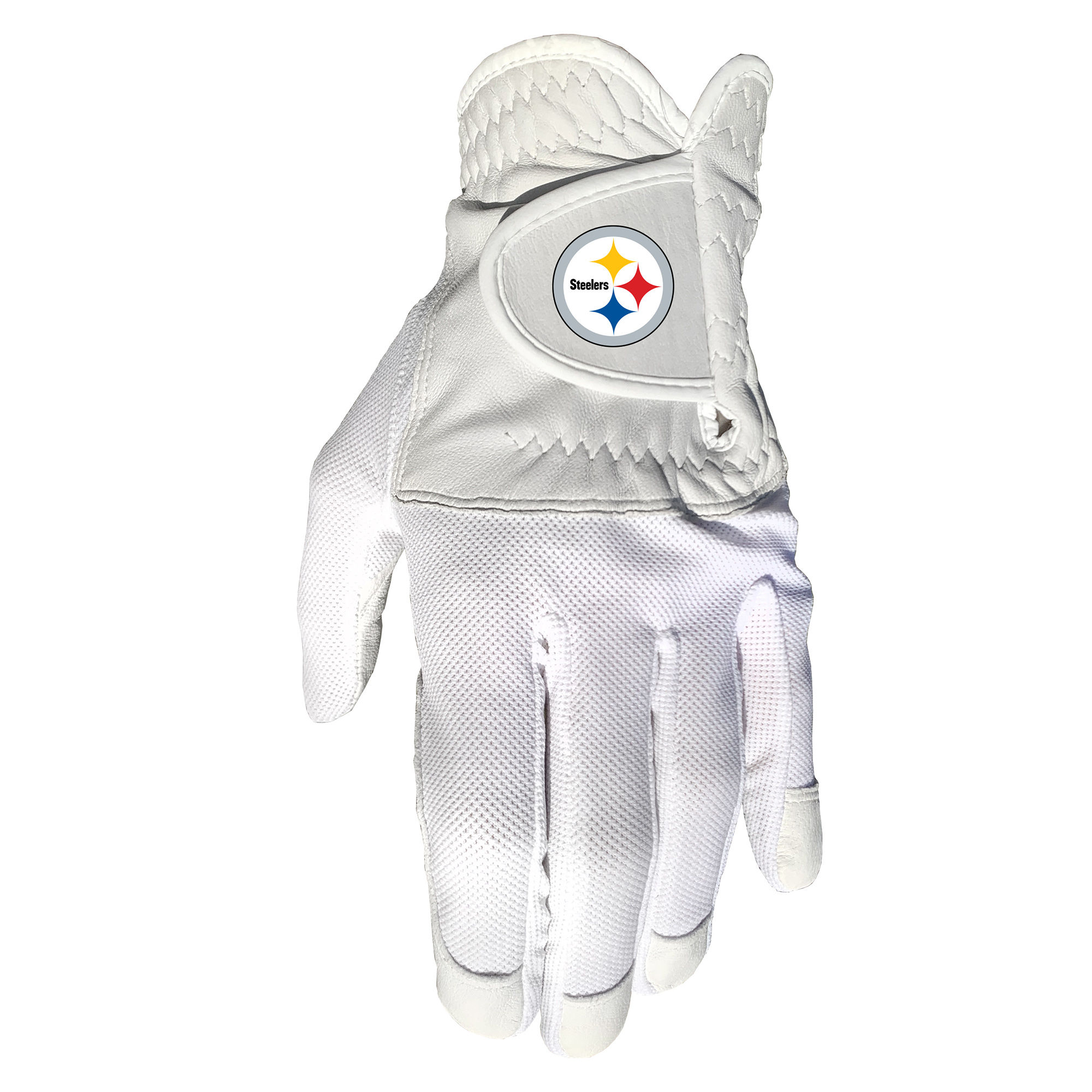 Pittsburgh Steelers Cool Mesh Cabretta Leather Golf Glove