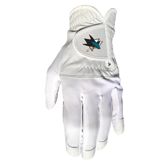 San Jose Sharks Cool Mesh Cabretta Leather Golf Glove