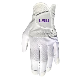 LSU Tigers Cool Mesh Cabretta Leather Golf Glove