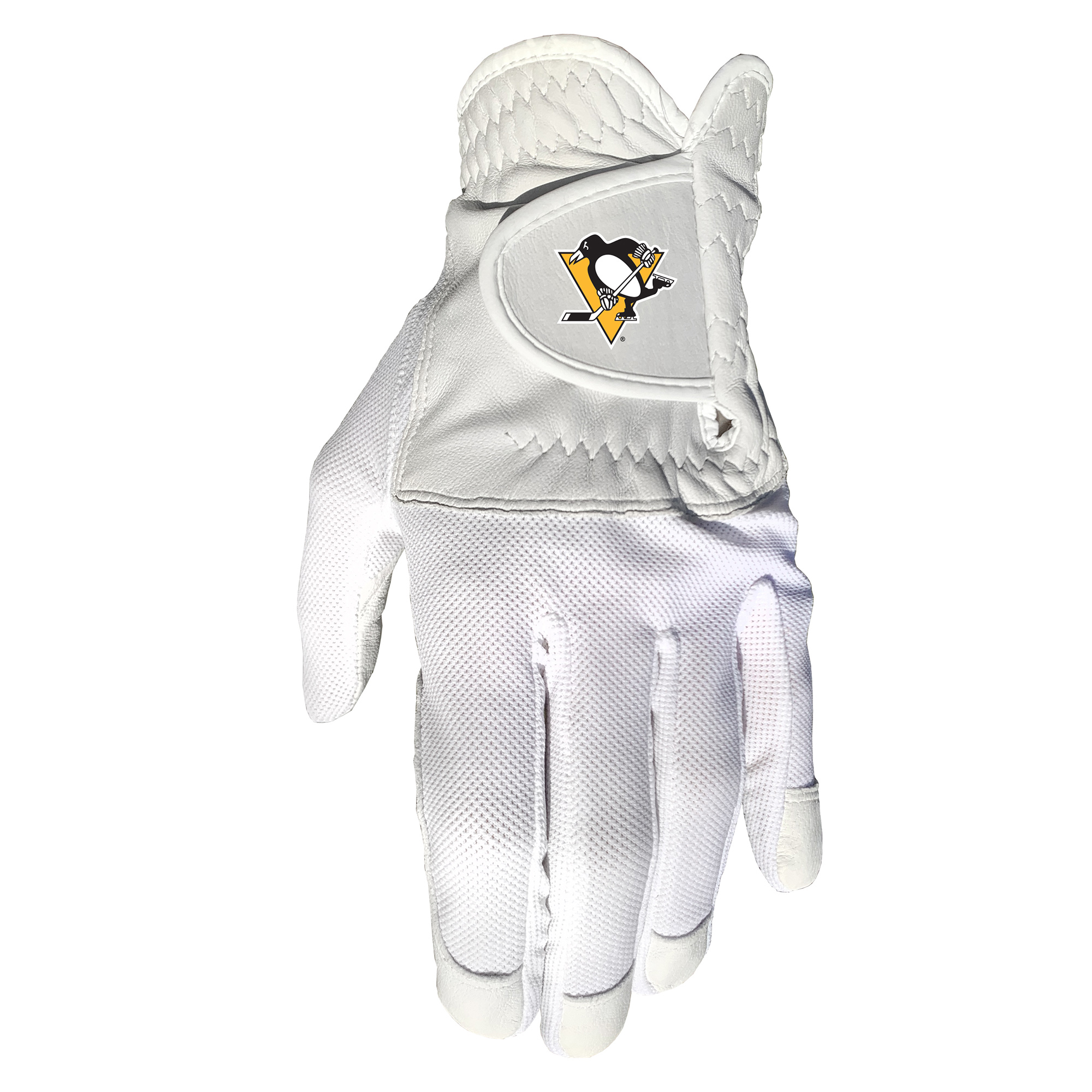 Pittsburgh Penguins Cool Mesh Cabretta Leather Golf Glove