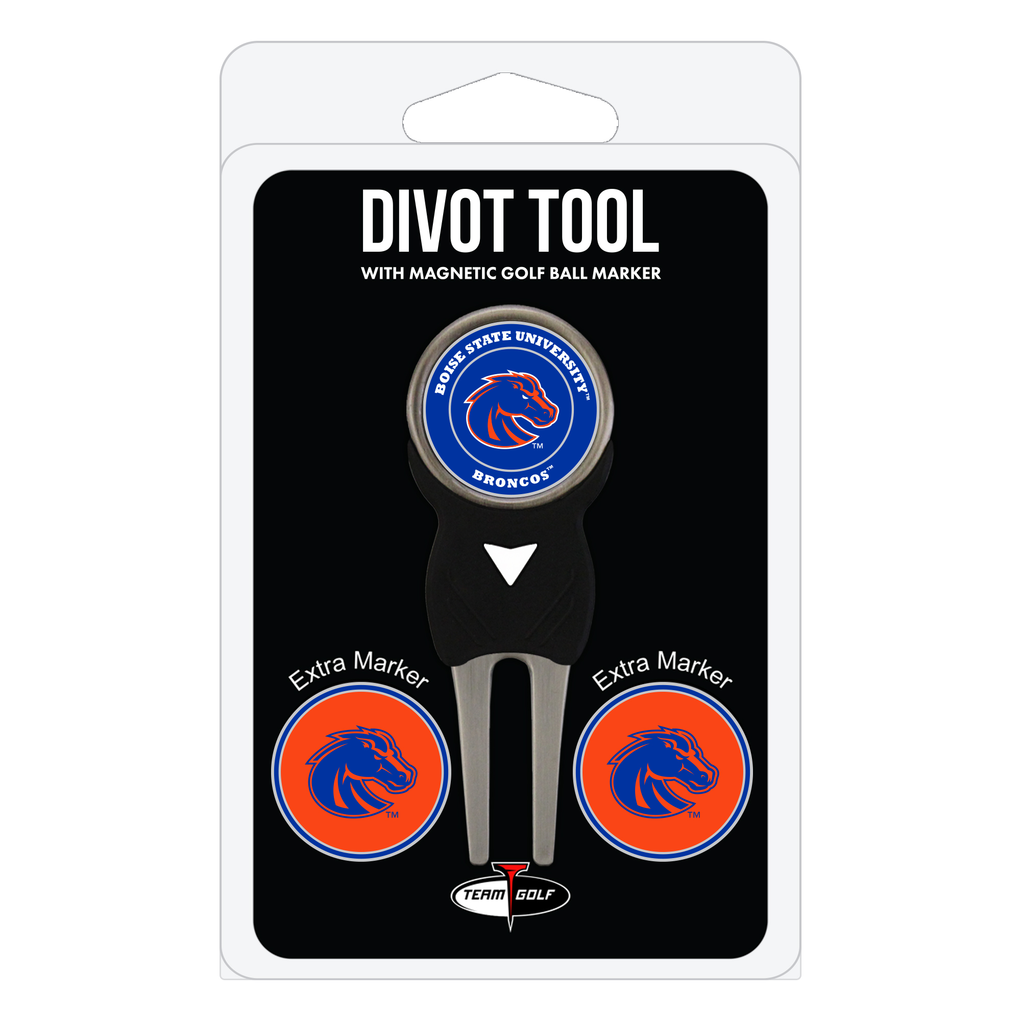 Boise State Broncos Golf Divot Tool Pack with 3 Magnetic Markers
