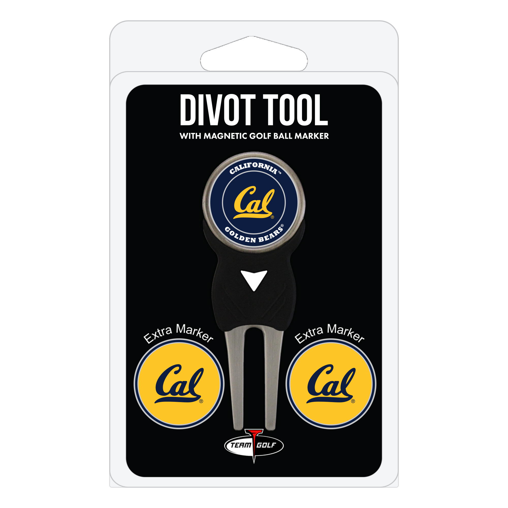 Cal Bears Golf Divot Tool Pack with 3 Magnetic Markers