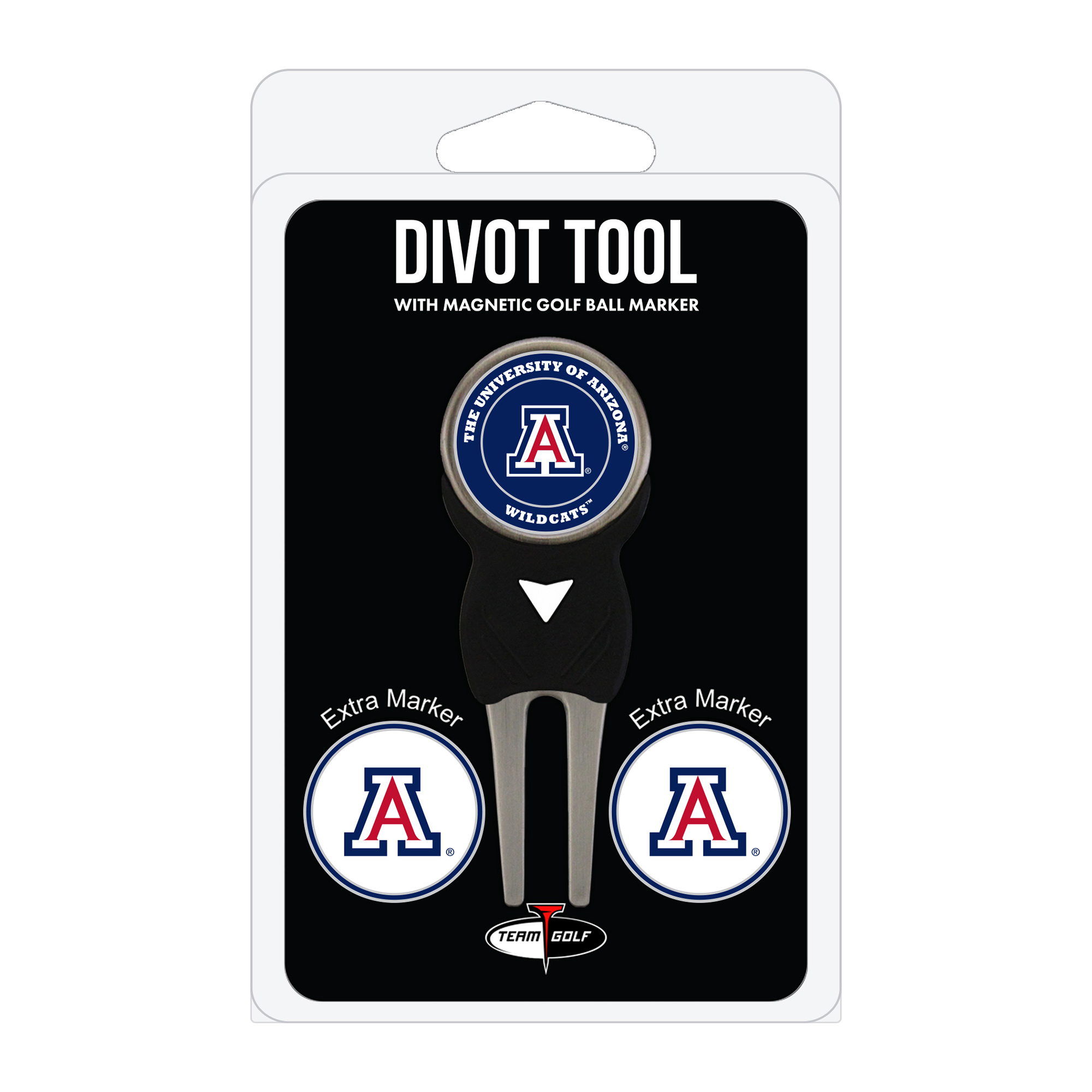 Arizona Wildcats Golf Divot Tool Pack with 3 Magnetic Markers
