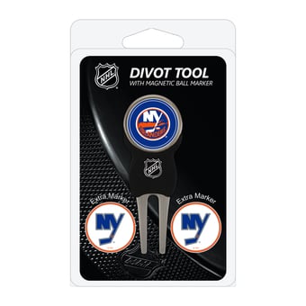 New York Islanders Golf Divot Tool Pack with 3 Magnetic Markers