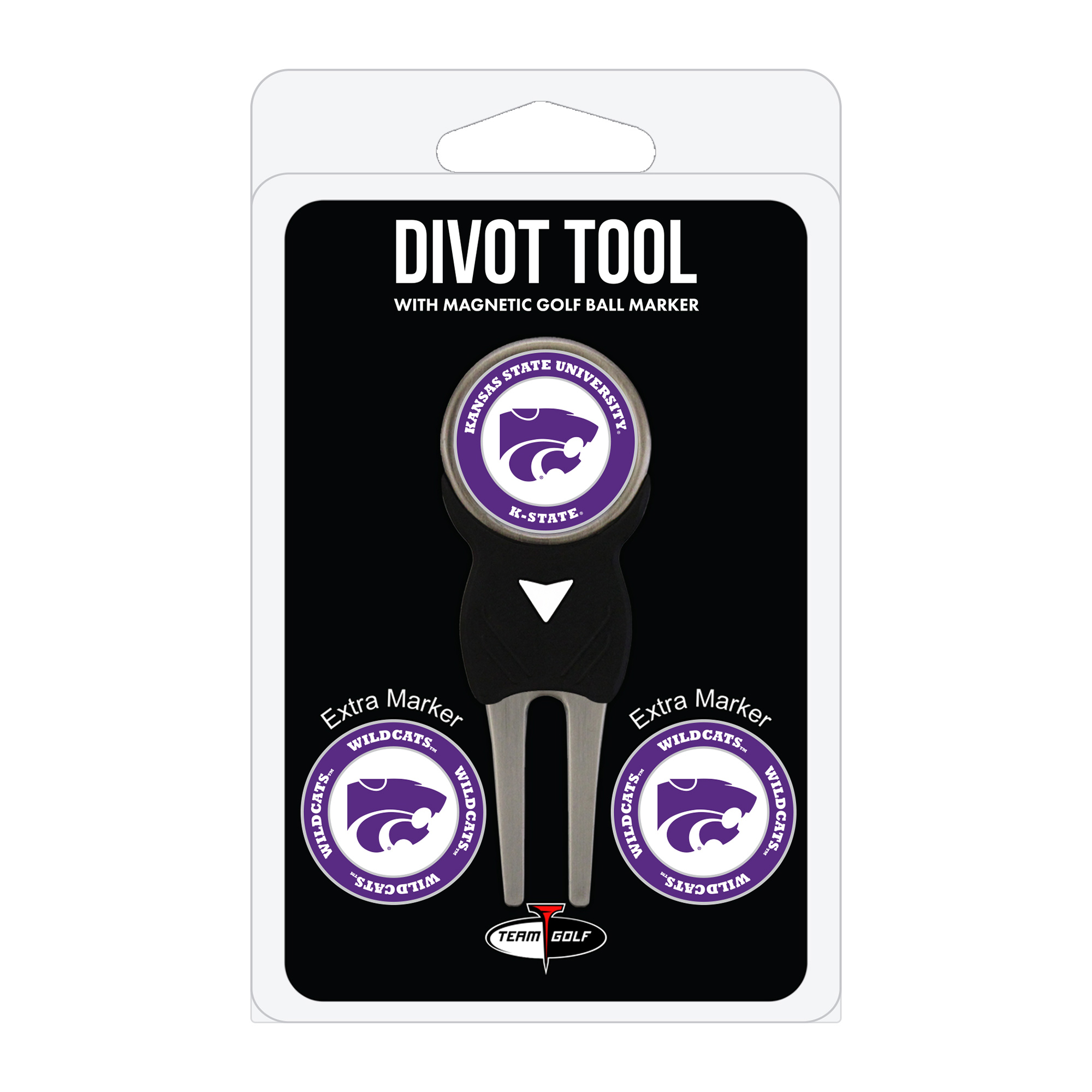 Kansas State Wildcats Golf Divot Tool Pack with 3 Magnetic Markers