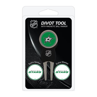Dallas Stars Golf Divot Tool Pack with 3 Magnetic Markers