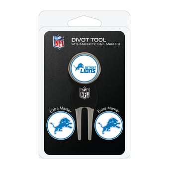 Detroit Lions Golf Divot Tool Pack with 3 Magnetic Markers