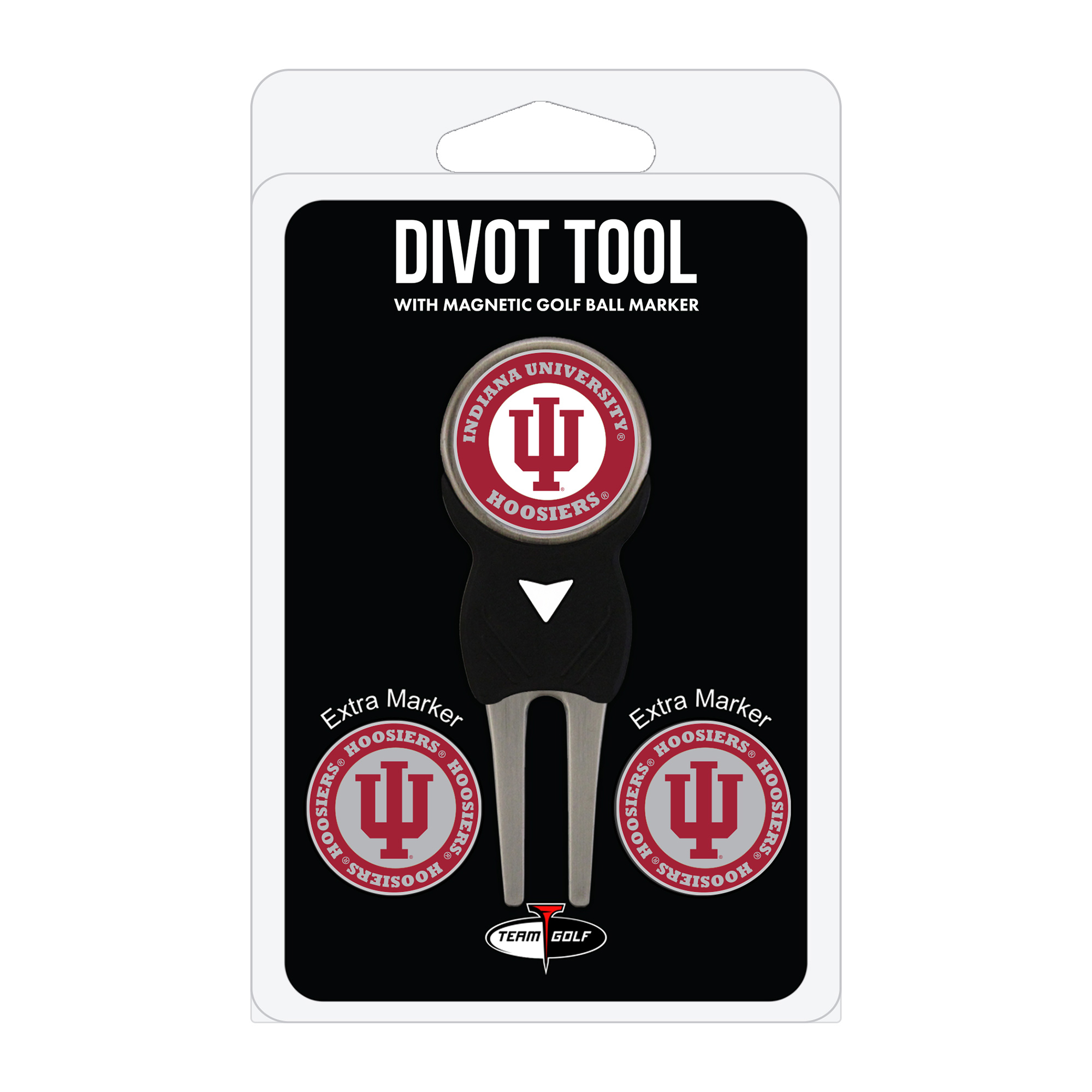 Indiana Hoosiers Golf Divot Tool Pack with 3 Magnetic Markers