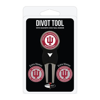 Indiana Hoosiers Golf Divot Tool Pack with 3 Magnetic Markers