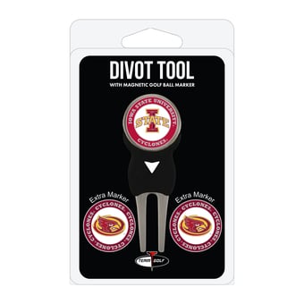 Iowa State Cyclones Golf Divot Tool Pack with 3 Magnetic Markers