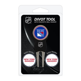 New York Rangers Golf Divot Tool Pack with 3 Magnetic Markers
