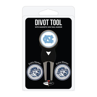 North Carolina Tar Heels Golf Divot Tool Pack with 3 Magnetic Markers