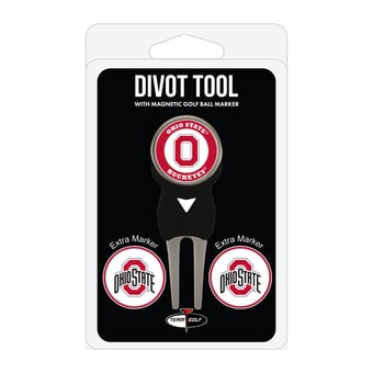 Ohio State Buckeyes Golf Divot Tool Pack with 3 Magnetic Markers