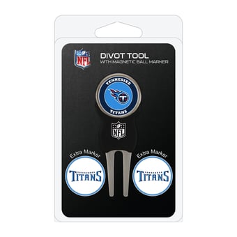 Tennessee Titans Golf Divot Tool Pack with 3 Magnetic Markers