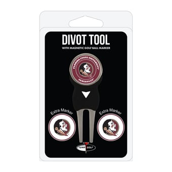 Florida State Seminoles Golf Divot Tool Pack with 3 Magnetic Markers