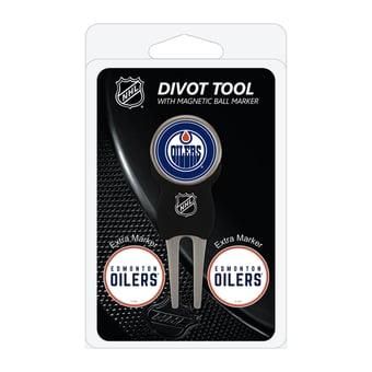 Edmonton Oilers Golf Divot Tool Pack with 3 Magnetic Markers