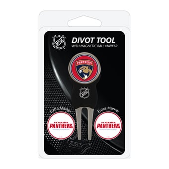 Florida Panthers Golf Divot Tool Pack with 3 Magnetic Markers