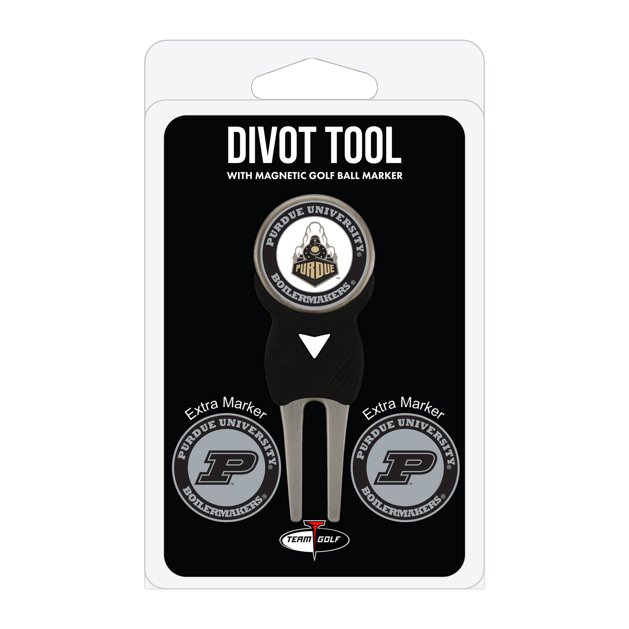 Purdue Boilermakers Golf Divot Tool Pack with 3 Magnetic Markers