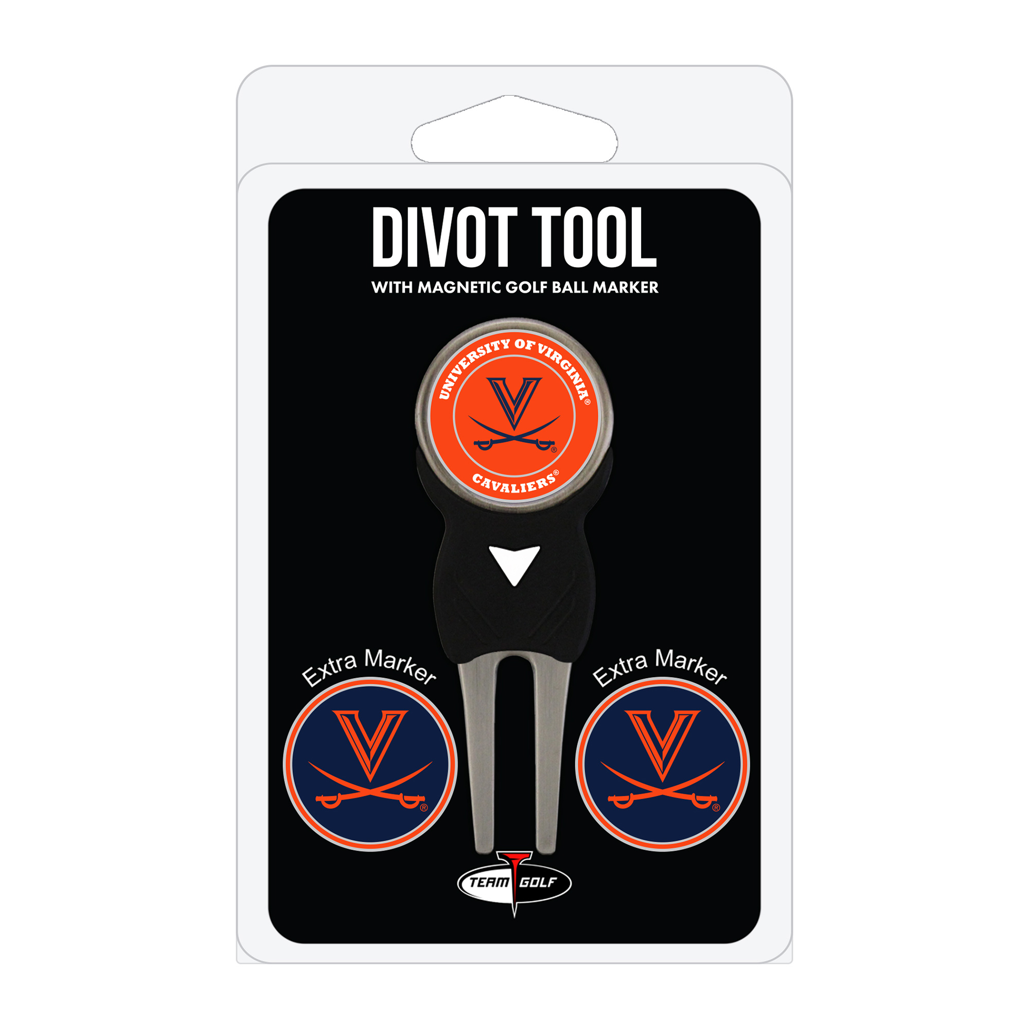 Virginia Cavaliers Golf Divot Tool Pack with 3 Magnetic Markers