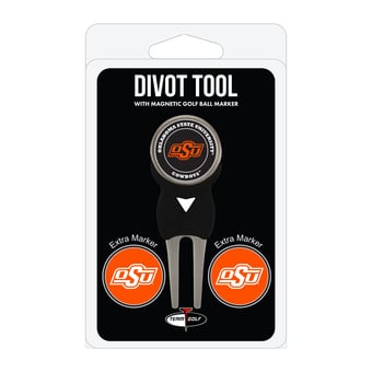 Oklahoma State Cowboys Golf Divot Tool Pack with 3 Magnetic Markers