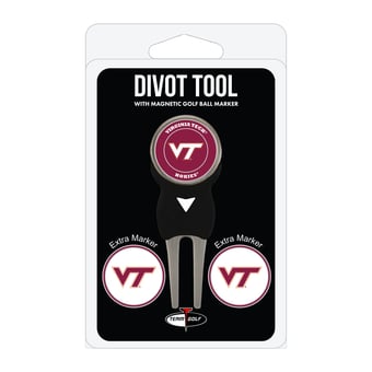 Virginia Tech Hokies Golf Divot Tool Pack with 3 Magnetic Markers