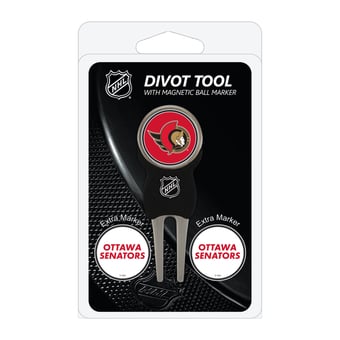 Ottawa Senators Golf Divot Tool Pack with 3 Magnetic Markers