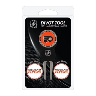 Philadelphia Flyers Golf Divot Tool Pack with 3 Magnetic Markers