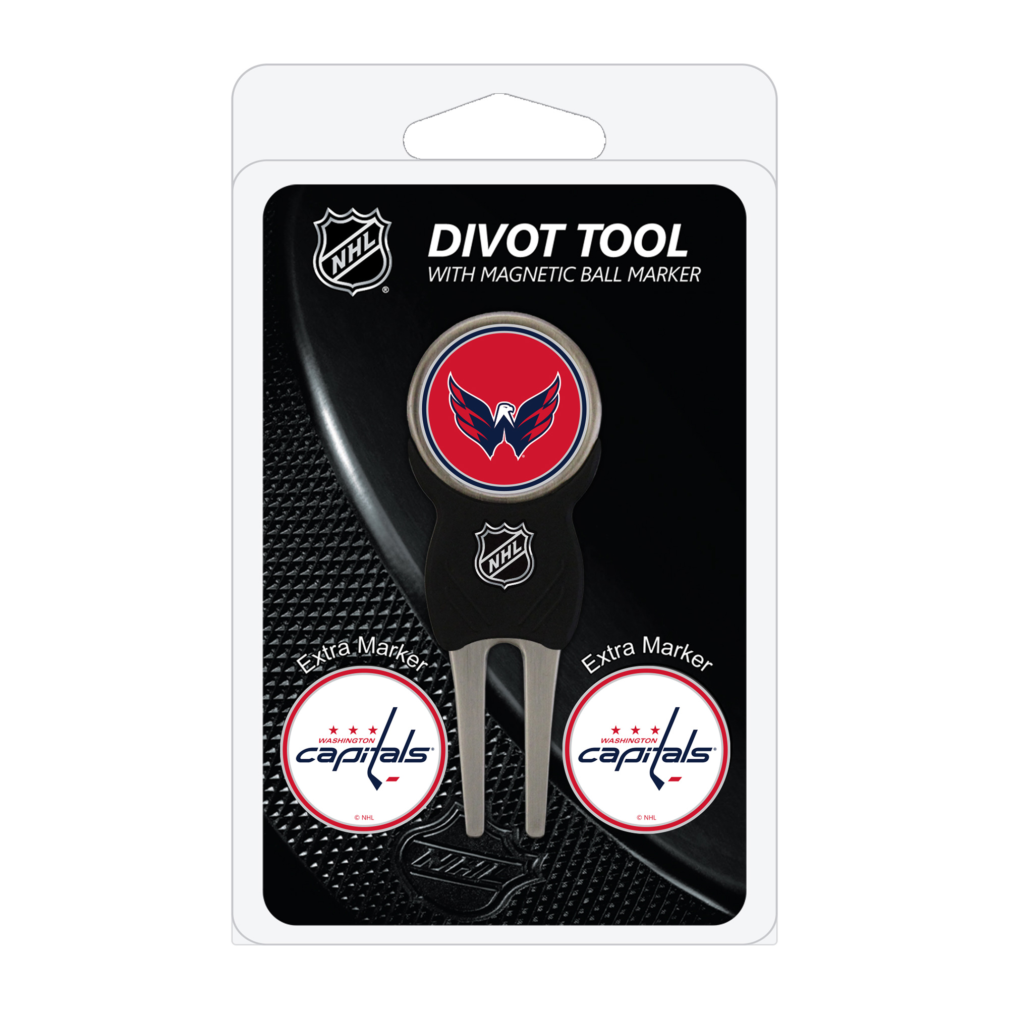 Washington Capitals Golf Divot Tool Pack with 3 Magnetic Markers