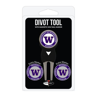 Washington Huskies Golf Divot Tool Pack with 3 Magnetic Markers