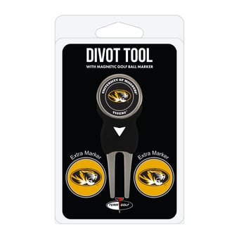 Missouri Tigers Golf Divot Tool Pack with 3 Magnetic Markers