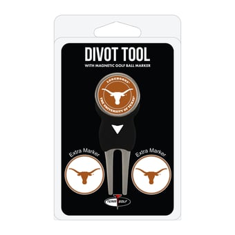Texas Longhorns Golf Divot Tool Pack with 3 Magnetic Markers